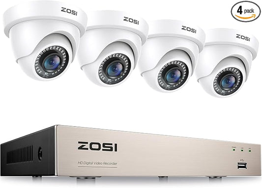 ZOSI 3K Lite 8CH H.265+ Home Security Camera System by ZOSI