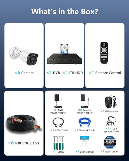 {2026 Update} 5MP Wired Security Camera System Outdoor, 8CH DVR - Image 9