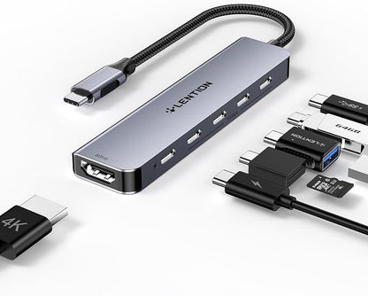 LENTION 6-in-1 USB C Hub Dock - Image 9