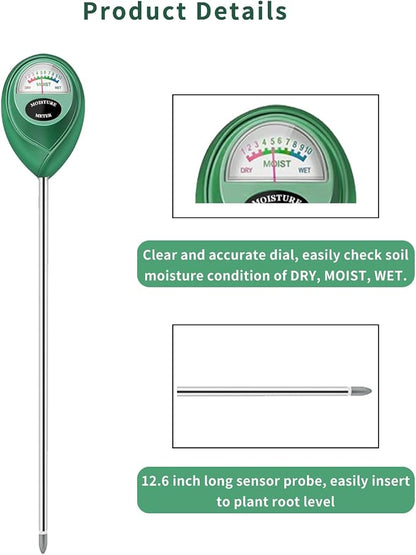 Censinda Soil Moisture Meter, 2 Pack Long Probe Soil Moisture Monitor - Image 4