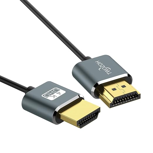 Twozoh Flexible & Slim Long HDMI Cable 15FT 2 Pack, Ultra Thin HDMI Cord - Image 7
