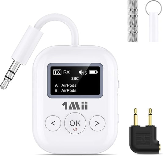 1Mii SafeFly Min+ Bluetooth Transmitter and Receiver, Supports to 2 by 1Mii