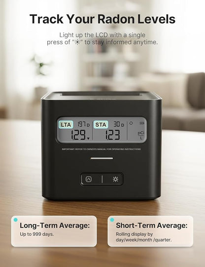 X-Sense Radon Detector for Home, Battery Powered, Ideal Starter Safety Tool for - Image 4