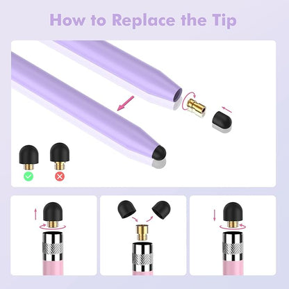 5Pcs Stylus Pens, 2 in 1 Stylus Pen - Image 5