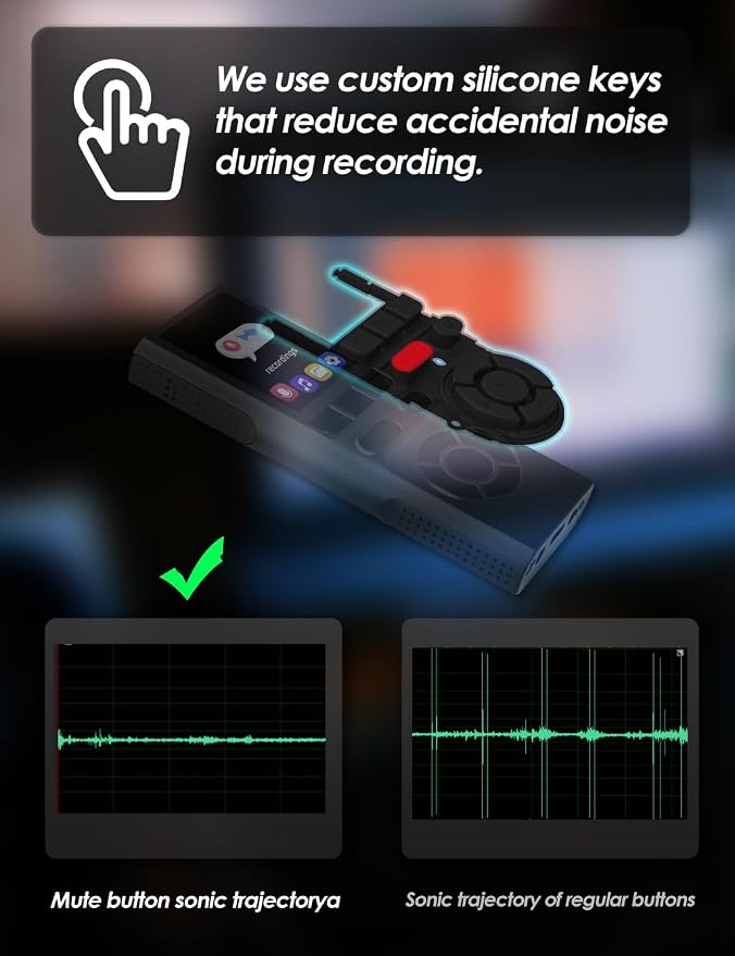 64GB Jaswill Digital Voice Recorder - Image 4