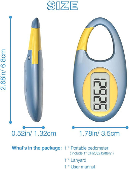 Simple 3D Step Counter, Walking Pedometer, Steps Tracker - Image 7