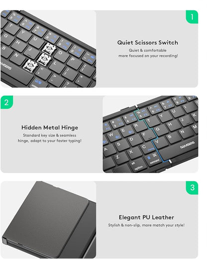 Samsers Foldable Bluetooth Keyboard - Image 3