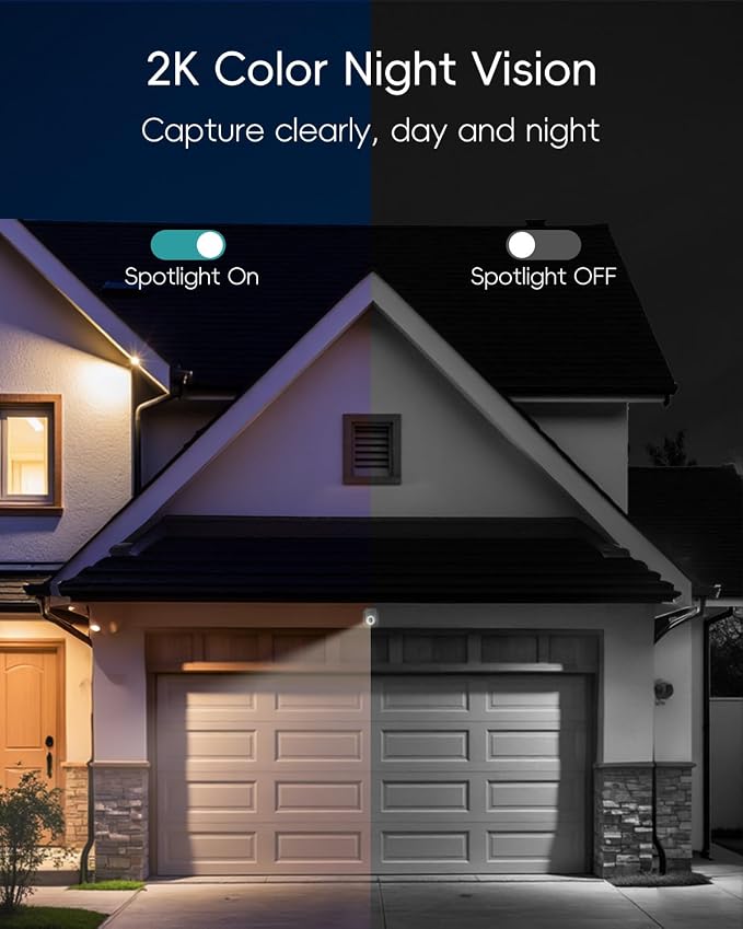 ZUMIMALL 2K Wired Outdoor Camera, 2.4G/5G WiFi Security Camera, 24/7 Recording - Image 5