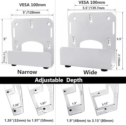 Cable Box Wall Mounting Modem for Most Small Narrow Devices Apple TV, Amazon - Image 2