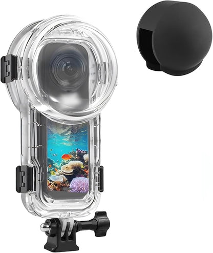 Invisible Dive Case for Insta360 X5, FotStdio Insta 360 X5 Waterproof Case by Unknown