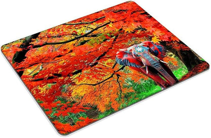 Square Mouse Pad Natural Trees and Elephants-1, Gaming Mouse Pads - Image 2