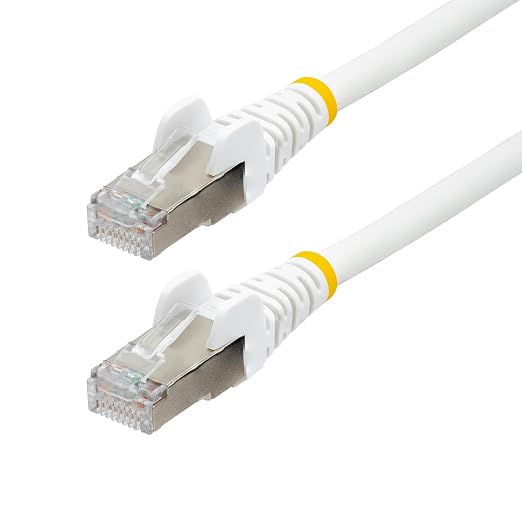 StarTech.com 100ft White CAT6a Ethernet Cable, Snagless RJ45, 100W PoE++ by StarTech