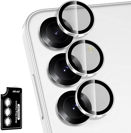 for Samsung Galaxy S25 Camera Lens Protector, Individual Metal Ring Tempered by Btscase