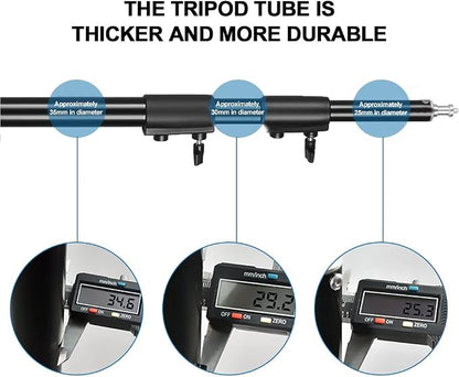 Aluminum Alloy Light Stand 9.5 Feet/2.8m Adjustable Spring Cushioned - Image 4
