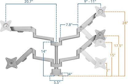 Mount-It! Dual Monitor Mount - Image 7