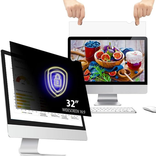 32 Inch - 16:9 Aspect Ratio - Computer Privacy Screen Filter by WELINCOfficeProducts