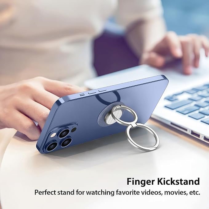 Phone Grip Holder, Phone Ring Holder Finger Kickstand, Foldable & Adjustable - Image 4