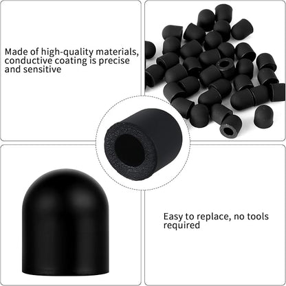 50Pcs Replacement Nibs for Touch Screen Pen, Rubber Tips for Stylus Pens - Image 3