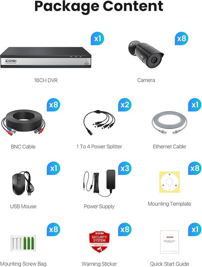 ZOSI 16CH 3K Lite Security Camera System - Image 8