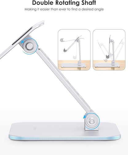 OMOTON Upgraded Adjustable Tablet Stand Holder, Heavy Duty Foldable Portable - Image 3