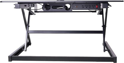 Rocelco 40" Height Adjustable Standing Desk Converter - Image 7