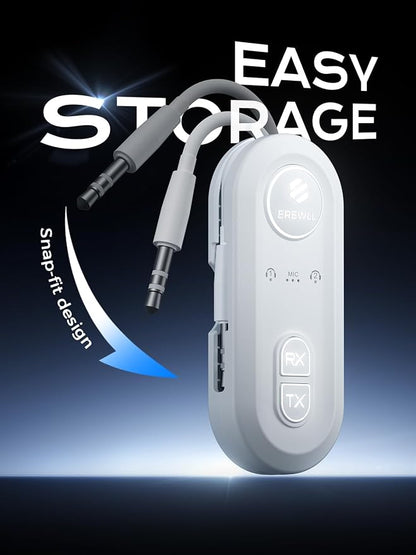 Upgraded Bluetooth 5.4 Transmitter Receiver, Airplane Bluetooth Adapter - Image 9