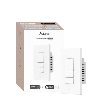 Aaqara Smart Dimmer Switch H2, 2-in-1 Neutral, Thread/Zigbee Support, Silent by Aqara