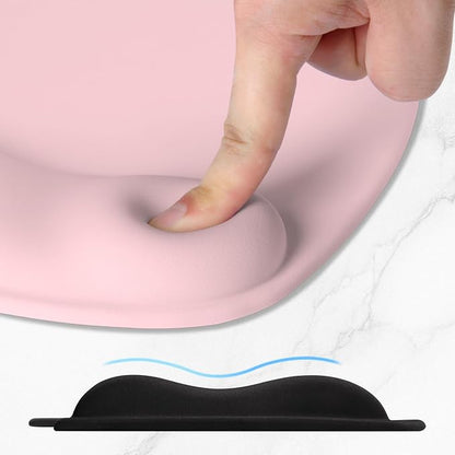 ITNRSIIET Ergonomic Mouse Pad, Cushioned Gel Wrist Rest, Non-Slip Base - Image 4