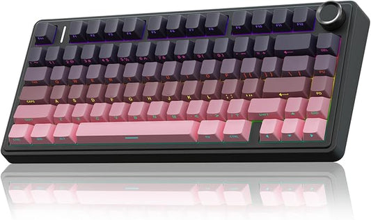 AULA F75 Pro Wireless Mechanical Keyboard, 75% Hot Swappable Custom Keyboard by AULA