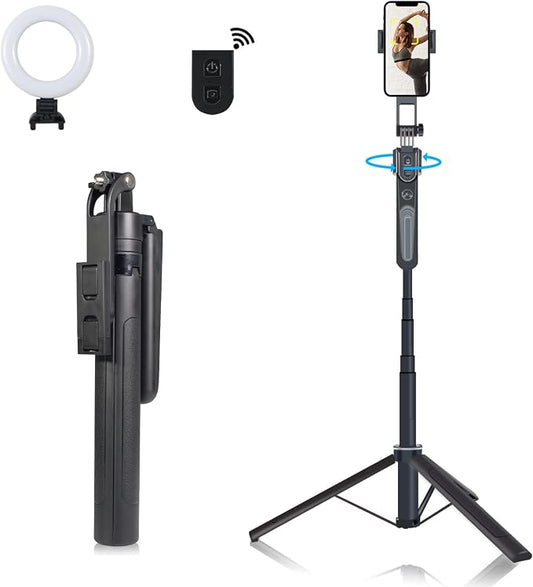 Extendable Auto Face Tracking Phone Tripod Stand, Compatible by FCCABIN