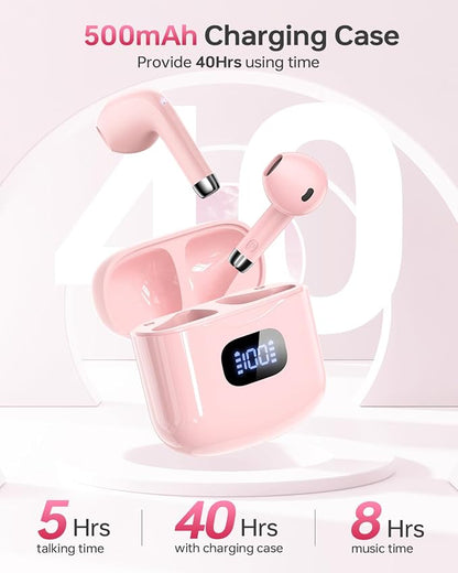 Wireless Earbuds Bluetooth 5.3 Headphones, 40Hrs Playback Stereo Ear Buds - Image 5