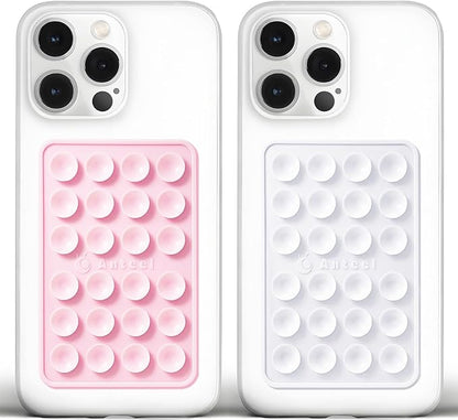 Anteel Medium-Sized Silicone Suction Phone Case Adhesive Mount, Enhanced by JingJinYY