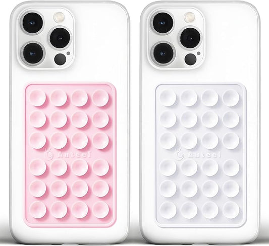 Anteel Medium-Sized Silicone Suction Phone Case Adhesive Mount, Enhanced by JingJinYY
