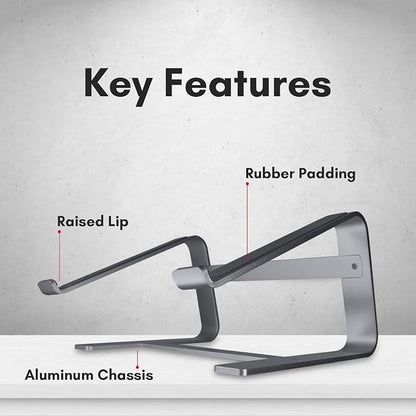 Macally Aluminum Laptop Stand for Desk - Image 6