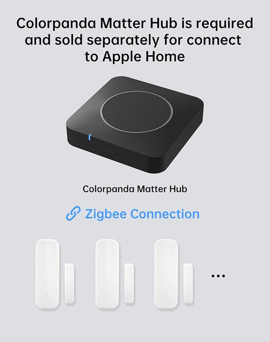 Zigbee Door and Window Sensor, Wireless Mini Contact Sensor, Home Automation - Image 2