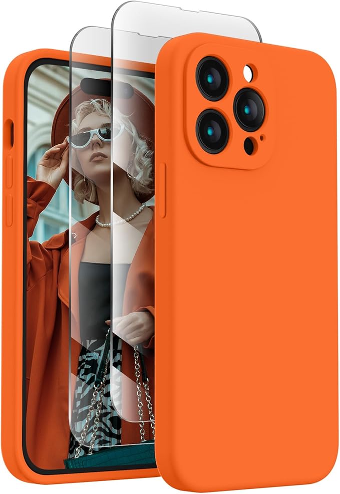 FireNova for iPhone 14 Pro Case, Silicone Upgraded Phone Case with, Soft by FireNova