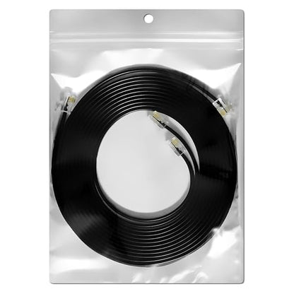 AmzPRO AmzDeals 2-Pack 5 Feet Black RJ12 6P6C Straight Wired Cable, Pro Grade - Image 2