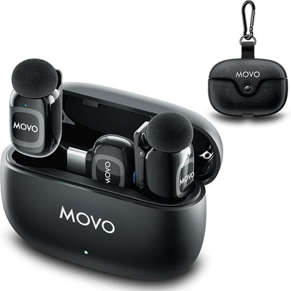 Movo NanoMic Dual USB-C Wireless Microphone by Movo
