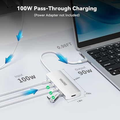 USB C to USB C Hub 10Gbps, 3 USB 3.2 Gen 2 Ports, 4K@60Hz HDMI, 100W PD - Image 4