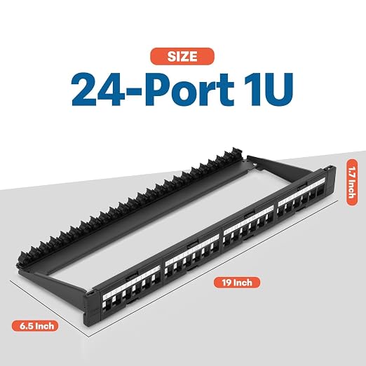 Everest 24 Port Keystone Patch Panel - Image 5