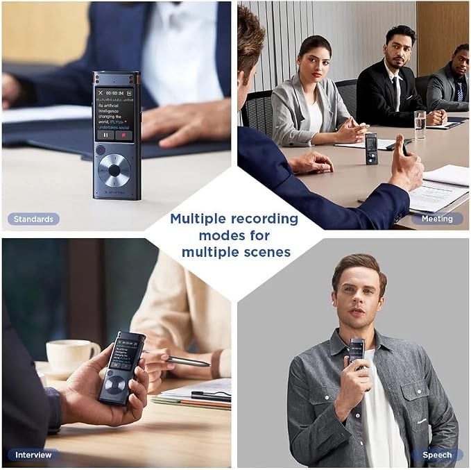 Offline AI Voice Recorder with Playback, Secure Digital Recorder with - Image 5