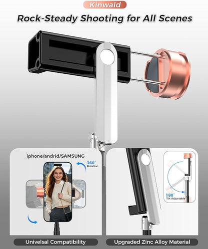 Selfie Stick Tripod for iPhone & Android, Portable Phone Tripod Stand - Image 6
