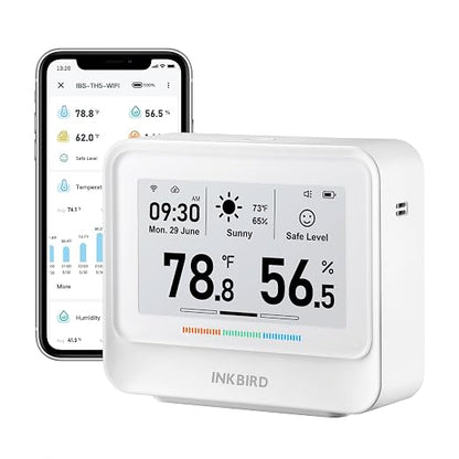 INKBIRD WiFi Thermometer Hygrometer, Temperature and Humidity Sensor by Inkbird