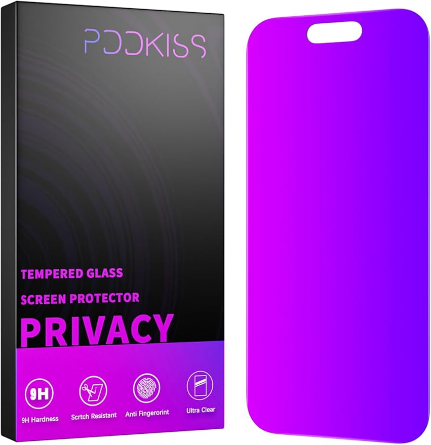 Compatible for iPhone 16 Plus Privacy Screen Protector Tempered Glass 6.7 Inch by ScreenProtectorGlass
