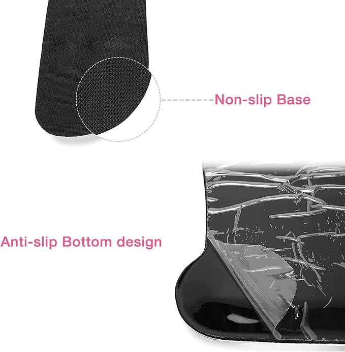 MOSISO Wrist Rest Support for Mouse Pad & Keyboard Set, Ergonomic Mousepad - Image 5