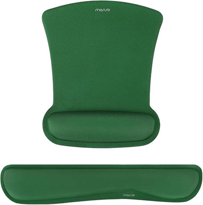 MOSISO Wrist Rest Support for Mouse Pad & Keyboard Set, Ergonomic Mousepad by MOSISO