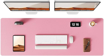 YSAGi Leather Desk Pad Protector, Office Desk Mat, Large Mouse Pad, Non-Slip PU by YSAGi