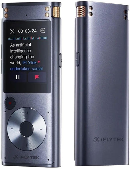 Offline AI Voice Recorder with Playback, Secure Digital Recorder with by iFLYTEK