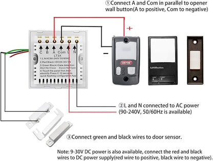 Wireless Garage Door Opener Remote WiFi Switch Universal Controlled by - Image 4