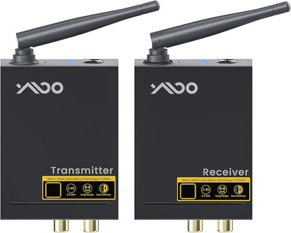 YMOO 2.4Ghz Wireless Audio Transmitter Receiver, 192kHz/24bit HiFi Audio by YMOO